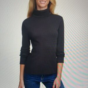 Tommy Hilfiger Black Turtleneck